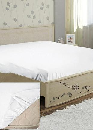 Простынь бязь на резинке белая 200х140х20 от производителя ярослав украина