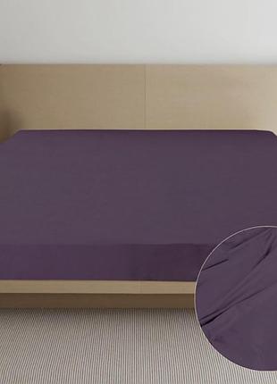 Простынь сатин классическая сливовая от производителя ярослав украина