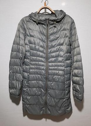 Ультратонкий легкий пуховик uniqlo с капюшоном m