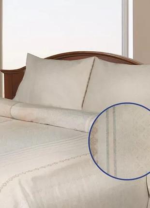 Комплект постельного белья 100% лен евро размер, постельное бельё льняное диз. l-06 от производителя ярослав