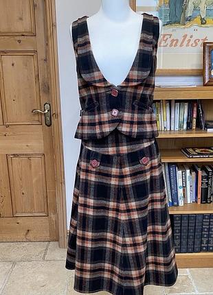 Спідниця в клітинку вінтажна