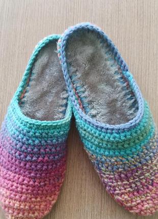 Тапочки "радга" ручной работы