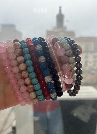 Браслети з натурального каменю