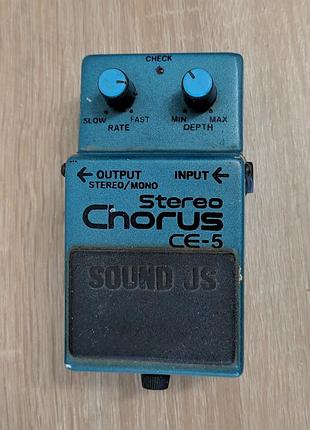 Гитарный процессор педаль sound js stereo chous