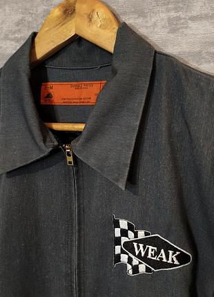 Vintage 80's workwear jacket red kap made in usa винтажная байкерская рабочая куртка talon zipper