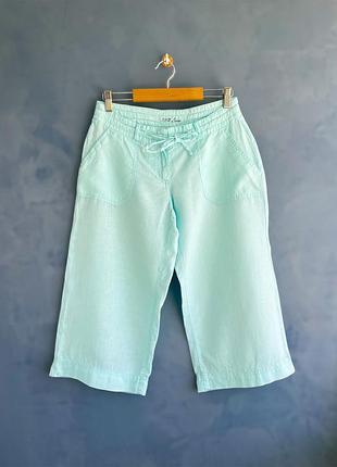 Блакитні лляні бриджі atmosphere