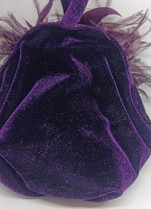 Оксамитова сумочка з пір'ям. 4