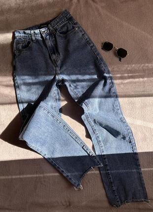 Сині блакитні джинси pretty little thing з високою посадкою