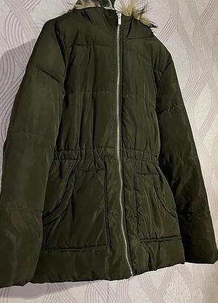 Теплая зимняя куртка на девочку 14-15р, Рост 164-170см