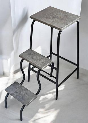 Стул лестница 2 в 1, стул табурет складной, лестница на три ступени