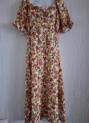 Платье платье новое натуральное 16/44 размера