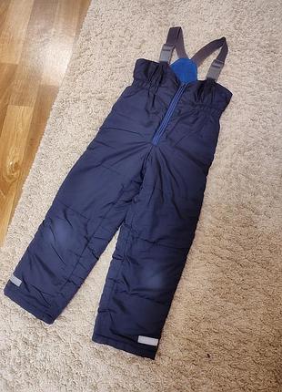 Лыжные брюки комбинезон детские 116