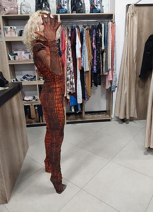 Костюм рептилии амфибии карнавал zara женский