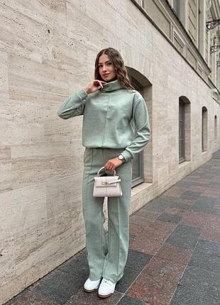 Теплий костюм у кольорах 🌿кашемірова ангора