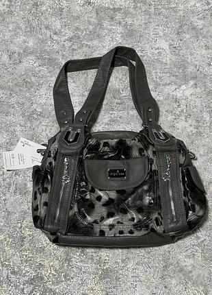 Стильна жіноча сумка angel kiss з анімалістичним принтом