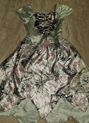 Платье на хэллоуин 7-8 лет