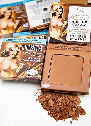 Бронзер для обличчя thebalm bronzilla bronzer, contour & shadow
