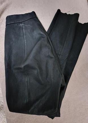 Оригинальные кожаные брюки hugo boss