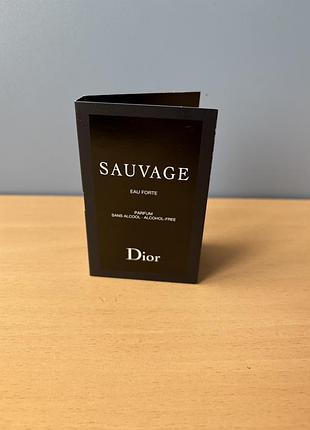 Sauvage eau forte від dior пробник