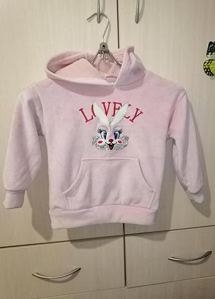 Толстовка, худи, свитшот зайка, зайчик