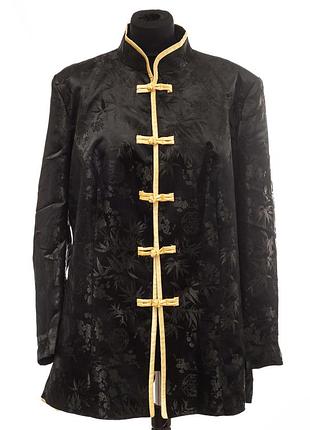 Роскошный шелковый жакет-танчжуан impressions boutique (вьетнам) – 100% шелк, размер l-xl