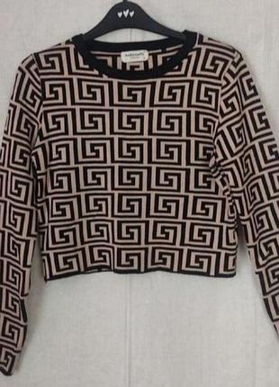 Кофта укороченная вязаная ambitionfly раз. 44