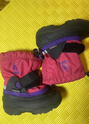 Дитячі чоботи снігоходи kamik 22 розмір