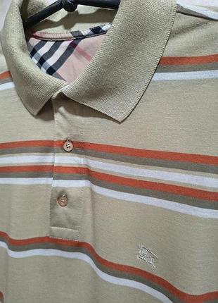 Брендовая мужская поло тенниска burberry
