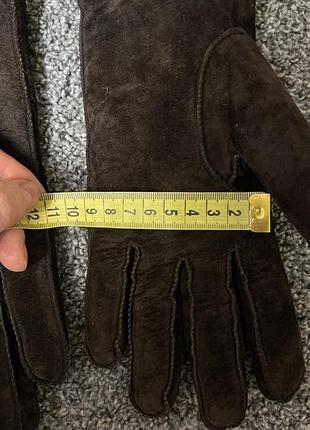 Перчатки замш 10