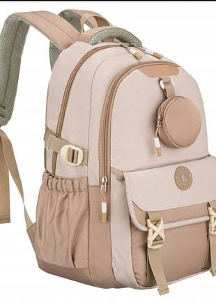 Рюкзак подорожный peterson бежевый. ptn 8610/1341