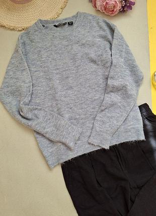 Теплый женский джемпер,свитер с альпакой и шерстью р.l,golddigga