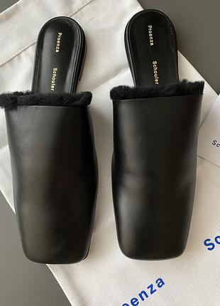 Proenza schouler 🖤🔥 мюлі на овчині