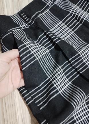 Картаті вкорочені брюки 3