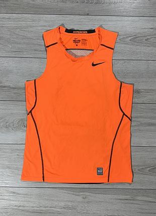 Яркая компрессионная майка найк про nike pro combat hypercool, размер м, оригинал