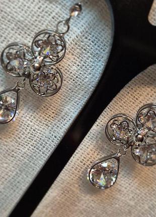 Серьги застежка -петля