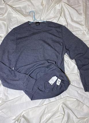 Джемпер свитер кофточка boss 100% шерсть