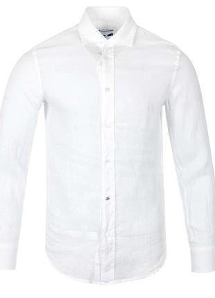 Лляна сорочка jacob cohen (оригінал, made in italy)