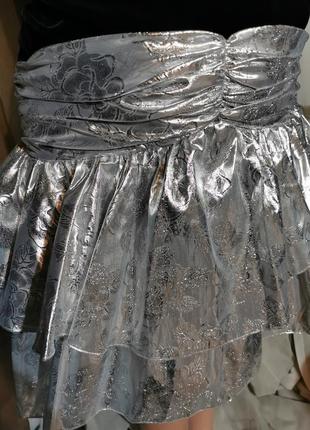 Оксамитове плаття новорічне вечірня з фатином міді рукав "ліхтарик" вінтажне veni infantino4 фото