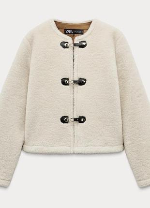 Новинка! стильна куртка/пальто/дублянка zara з нової колекції.