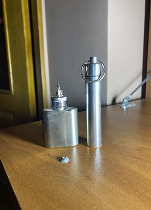 Фляга і металевий тубус джентельменський набір