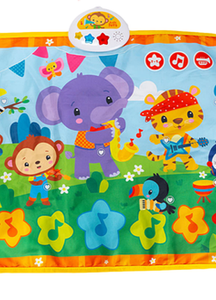 Развивающий музыкальный коврик детский концерт kids hits 70 х 50 см