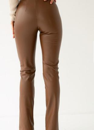 Шкіряні лосини "esmara", брюки штани, матова екошкіра, розмір с/м 🌿