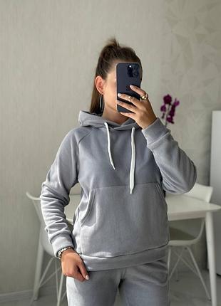 Модний стильний теплий жіночий спортивний костюм "flo" код 204 ф