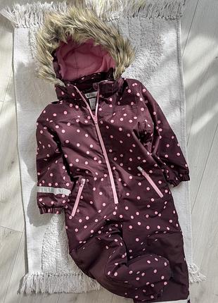 Зимовий комбінезон 3-5 років, зимовий комбінезон для дівчинки