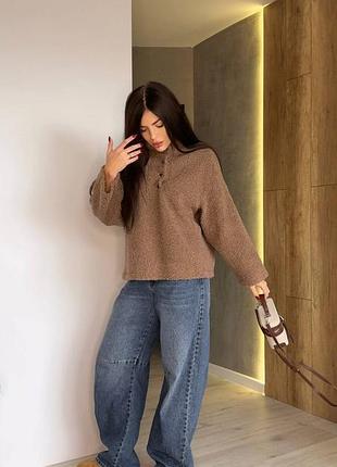 Теплий жіночий худі зі штучного хутра