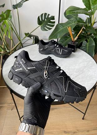Утепленные мужские кроссовки asics gel-kahana 8 gore-tex black termo ассикс черного цвета термо