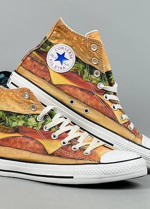 Кеди кросівки cheese converse chuck taylor all star конверс кеды