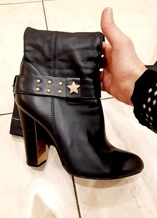 Сапоги кожаные