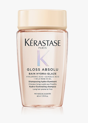 Шампунь для блиску та шовковистості волосся kérastase gloss absolu, 80 мл