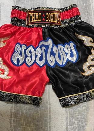 Шорты thai boxing для единоборств, тайского бокса, размер xs